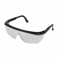 Sting-Rays Black Frame Safety Glasses (Clear Lens)